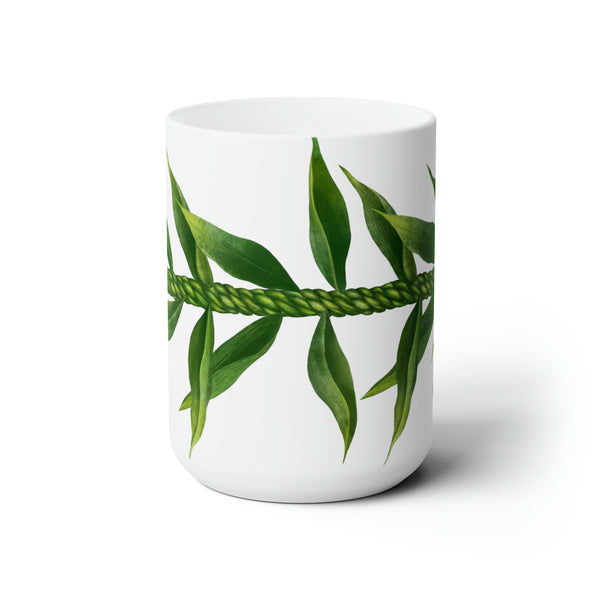 Ti-Leaf Lei Ceramic Mug (15oz)