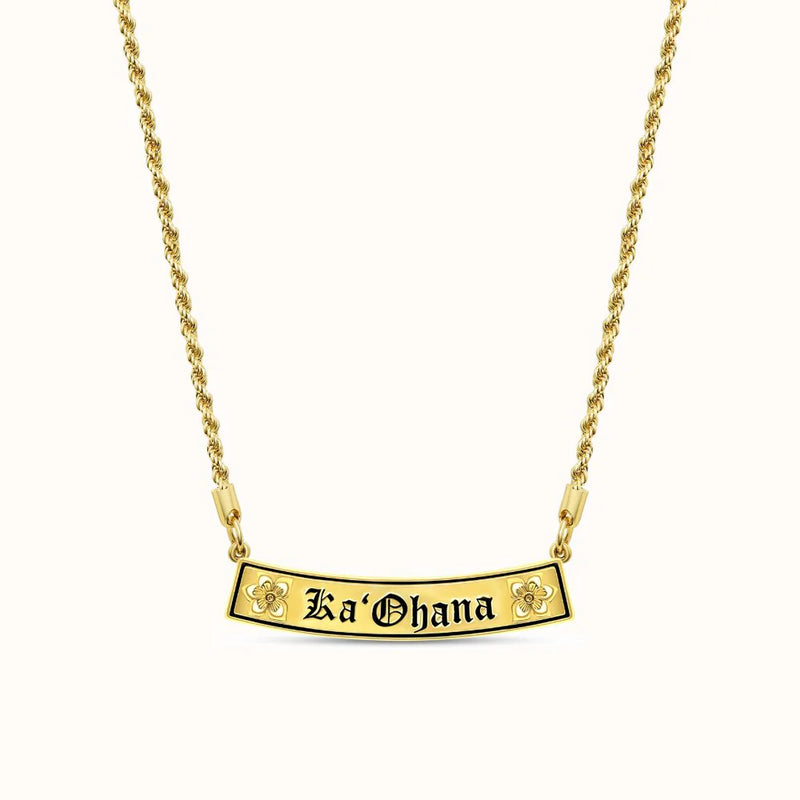 10mm Kamea Heirloom Personalized Necklace