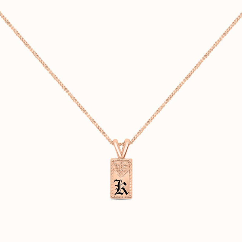 8mm Mini Kealoha Heirloom Initial Necklace