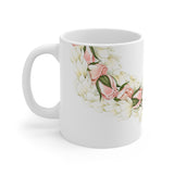 Rosebud + Pikake Twist Lei Ceramic Mug (11oz)