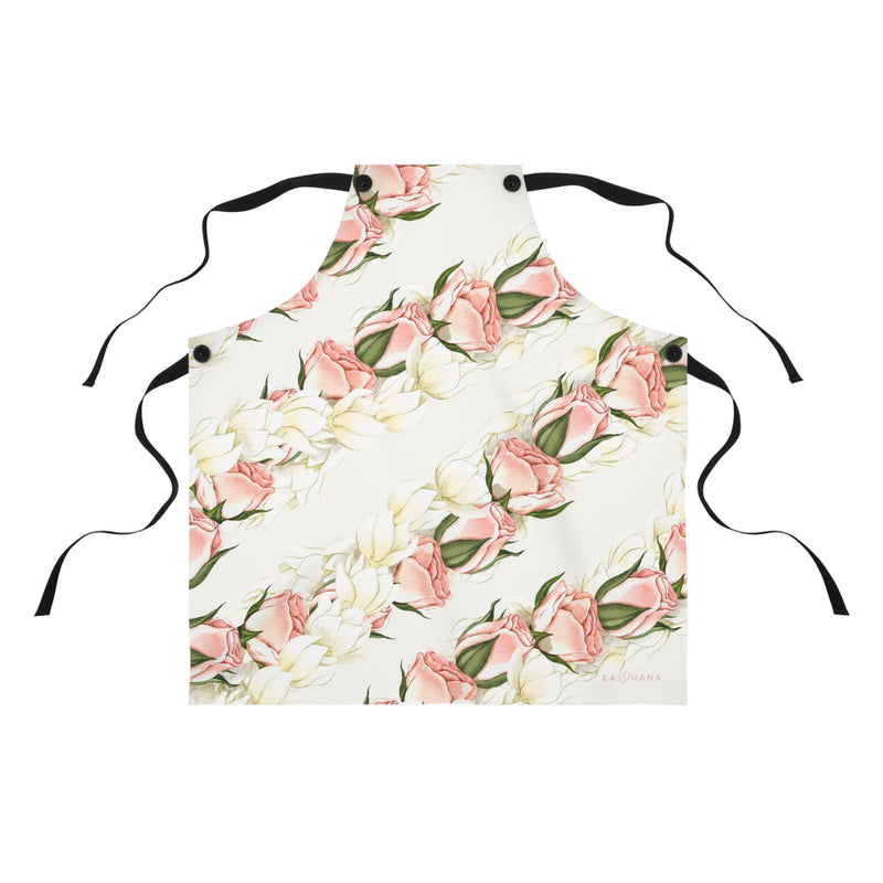 Rosebud + Pikake Twist Strand Apron