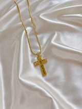 10mm Honu Heirloom Cross Personalized Necklace