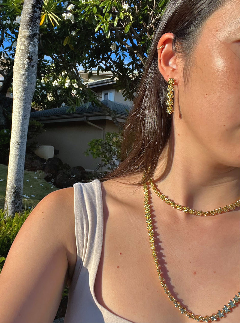 Kapuanani Flatback Dangle Earrings