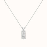 8mm Mini Edena Heirloom Initial Necklace